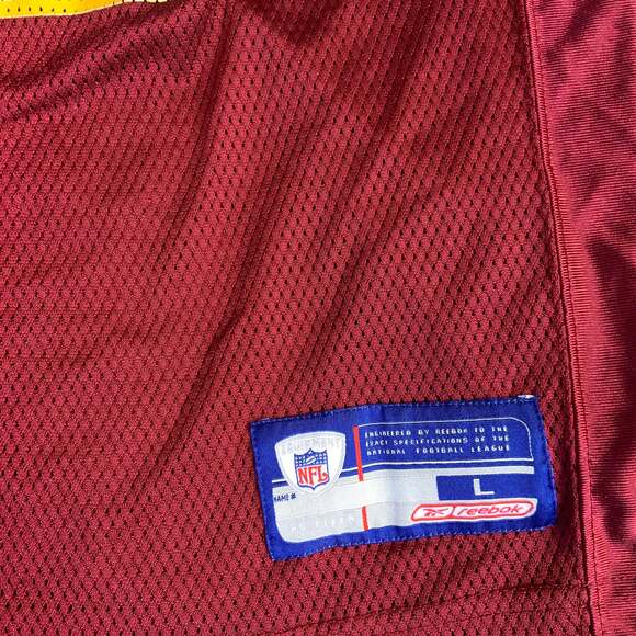 Vintage Washington Redskins NFL Reebok Jersey #80 Men's Size Large Burgundy Gold - Picture 3 of 5